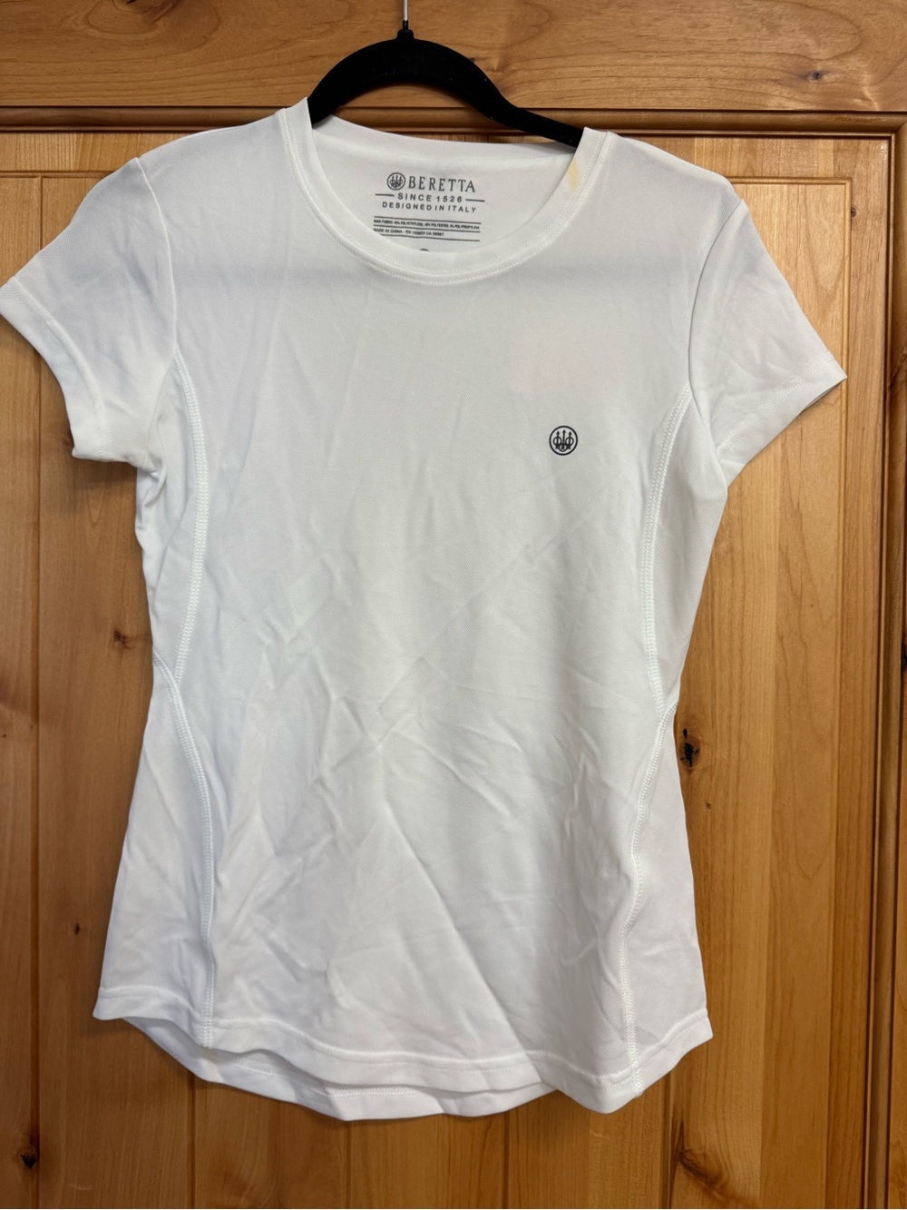 Women’s White Short-Sleeve Performance Tee